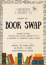Príďte v sobotu 26.03. dopoludnia na book swap – obľúbený formát výmeny kníh medzi čitateľmi